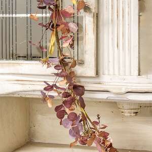 Autumn Silver Dollar Garland, 5ft  18100