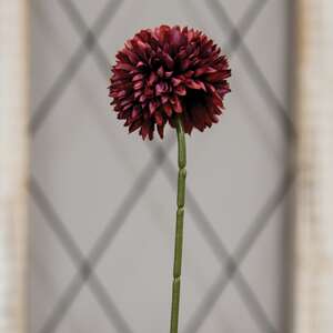 Red Pompom Stem 18157