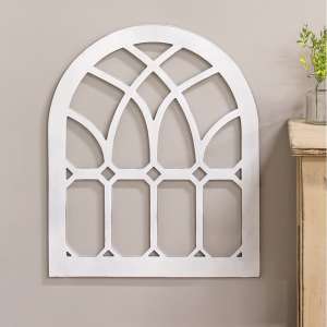 34555 Distressed White Cathedral Window (Emerald)