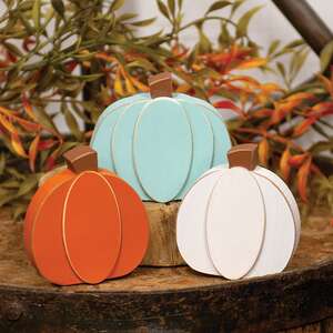 Mini Chunky Pumpkin Sitter, 3 Asstd. 36521;