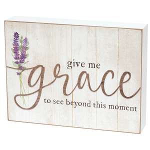 Give Me Grace Box Sign #36857