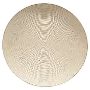 Antiqued Woven Look Spiral Plate