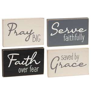 Saved By Grace Block, 4 Asstd.