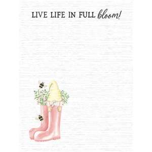 Live Life in Full Bloom Mini Notepad 55044