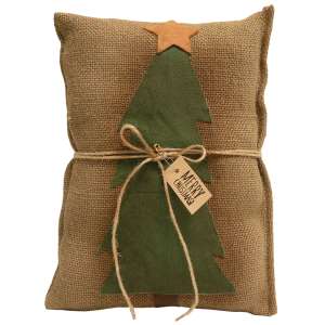 Merry Christmas Tree Decorative Pillow #CS38483