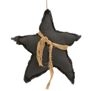 Blue Fabric Star Ornament