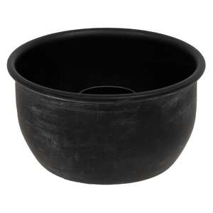 Old Black Metal Taper Bowl
