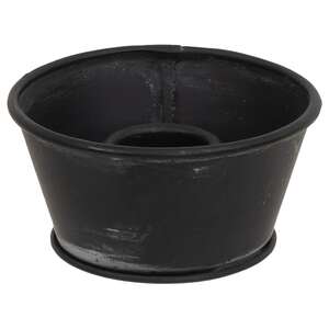 Old Black Metal Taper Cup
