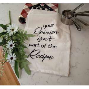 Your Opinion Dish Towel 28094