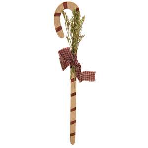 Candy Cane w/Greenery -