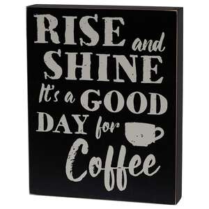 Rise & Shine Box Sign #36881