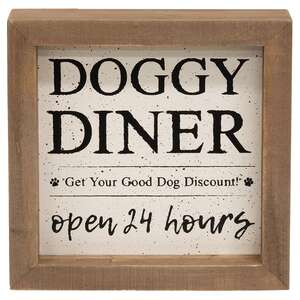 Doggie Diner Framed Sign