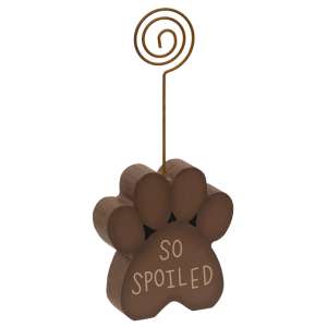 So Spoiled Wooden Paw Photo Holder #36941