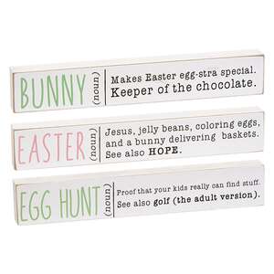 Easter Definition Mini Stick, 3 Asstd.