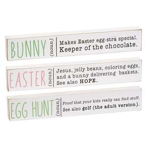 Easter Definition Mini Stick, 3 Asstd. #36997