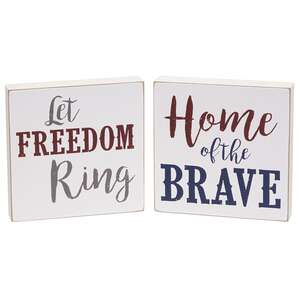 Home of the Brave Square Block, 2 Asstd.