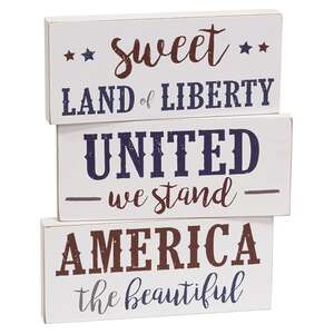 Sweet Land of Liberty Block, 3 Asstd.