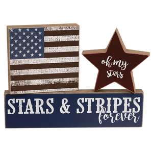 3 Set, Stars & Stripes Forever Blocks #37042