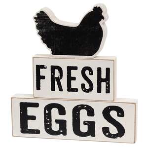 3 Set, Fresh Eggs Stacking Blocks
