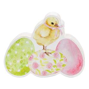 Chick & Easter Eggs Chunky Sitter #37056