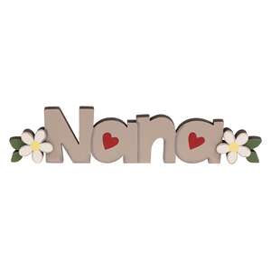 Nana Wooden Word Cutout Sitter #37070