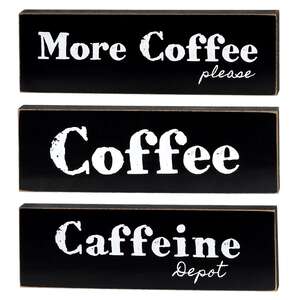 More Coffee Please Block, 3 Asstd.