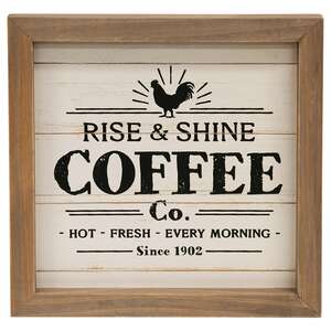 Rise & Shine Coffee Co. Framed Sign #37103