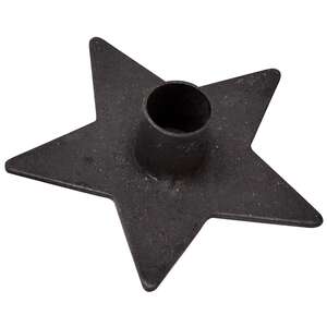 Distressed Star Candle Holder