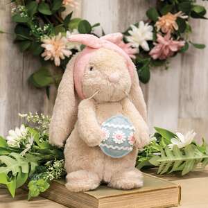 Fuzzy Easter Egg Bunny with Headband ADCSP3012