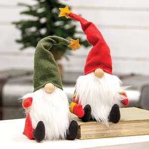 Cozy Christmas Gnomes, 2 Asstd. CS38152;