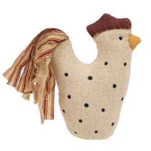 Mini Stuffed Polka Dot Chicken Sitter