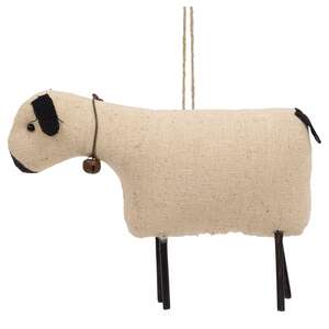 Stuffed Standing Primitive Sheep Ornament #CS38719