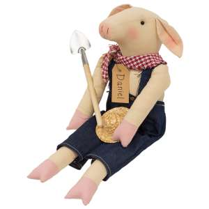 Daniel Gardener Pig Doll #CS38724