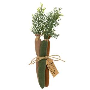 3 Set, "Prim Carrots" Trio