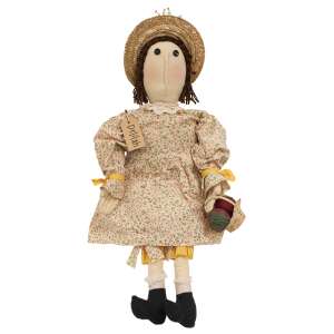 Delilah Doll With Berry Basket #CS38772