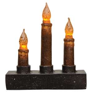 Nook Timer Candelabra in Burnt Mustard;