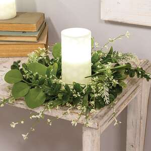 Baby's Breath & Lush Eucalyptus Ring 18345