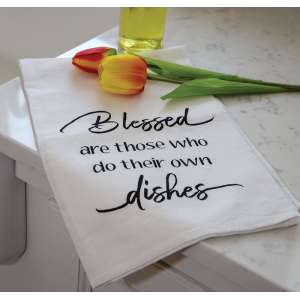 Blessed Are Those Who Do Dishes Dish Towel 28096