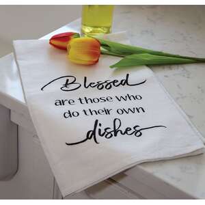 Blessed Are Those Who Do Dishes Dish Towel 28096;