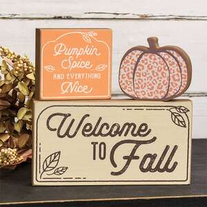 Welcome to Fall Blocks, 3/Set 36275