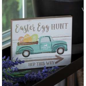Easter Egg Hunt Wooden Block 36827