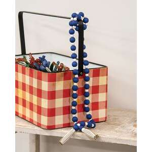 Blue & White Bead Garland 36974