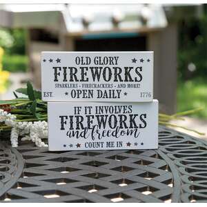 Old Glory Fireworks Block, 2 Asstd. 37028;