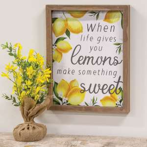 When Life Gives You Lemons Framed Sign 37052