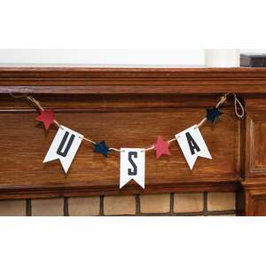 USA Tag & Stars Garland 37113;