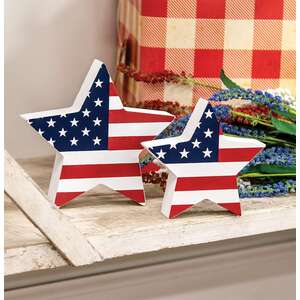 USA Flag Star Sitters, 2/Set 37121