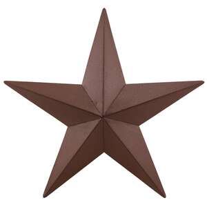 12" Burgundy Metal Star;