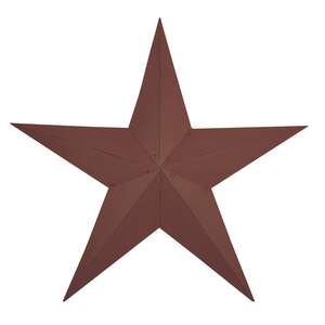 36" Burgundy Metal Star;