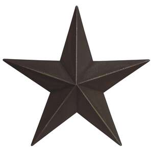 12" Black Metal Star;
