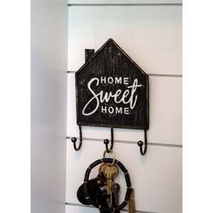 Home Sweet Home House Metal Wall Hook 65307